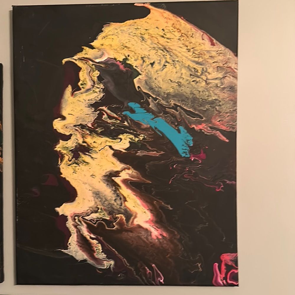 Acrylic painting on Canvas 16x20in